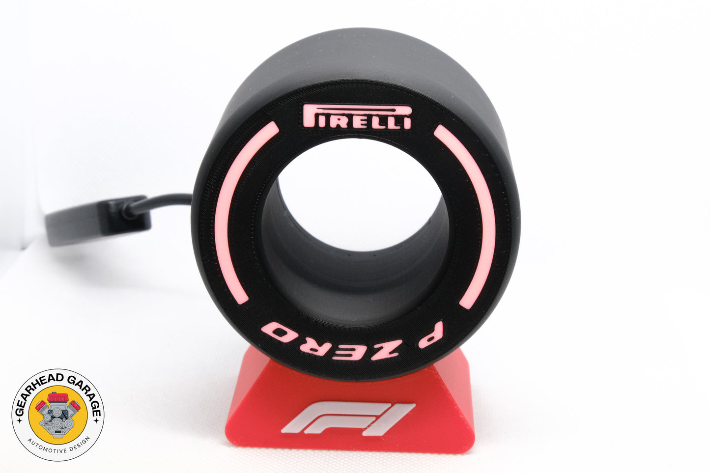 Pirelli F1 Mini Tire RGB LED Desk Light – Bluetooth & Remote Controlled