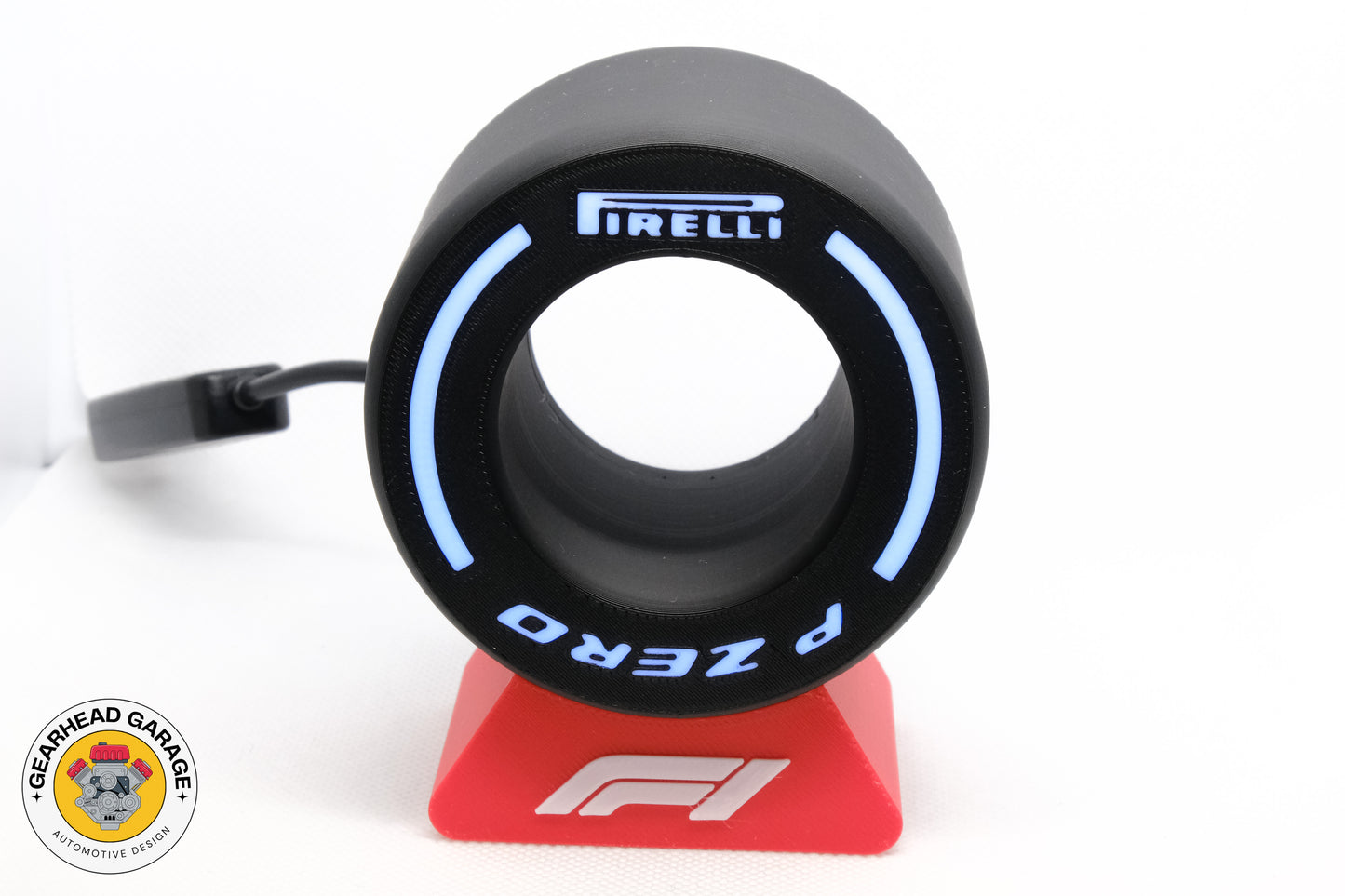 Pirelli F1 Mini Tire RGB LED Desk Light – Bluetooth & Remote Controlled