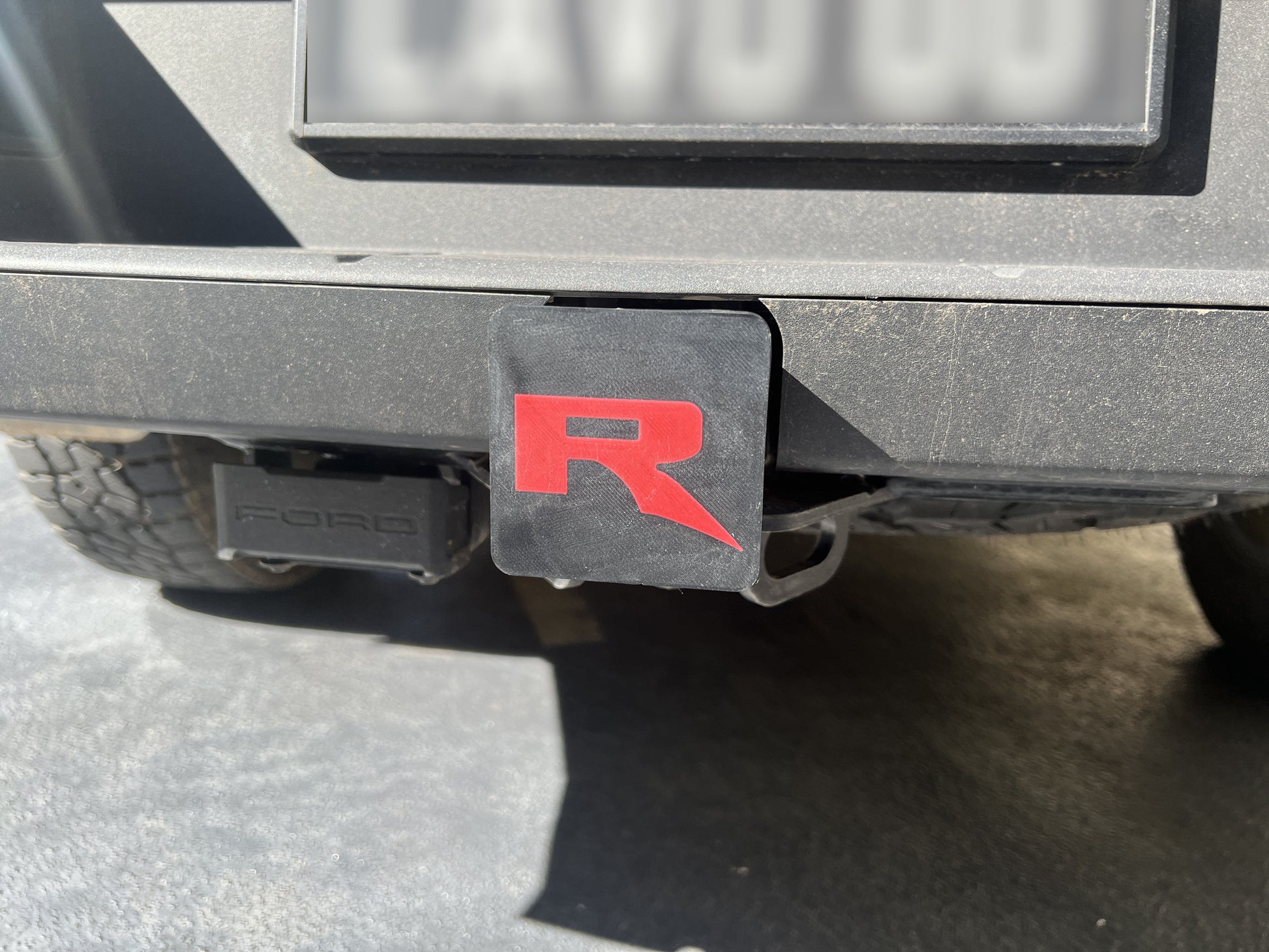 Ford Ranger Raptor Tow Hitch Cover - Gearhead Garage AU